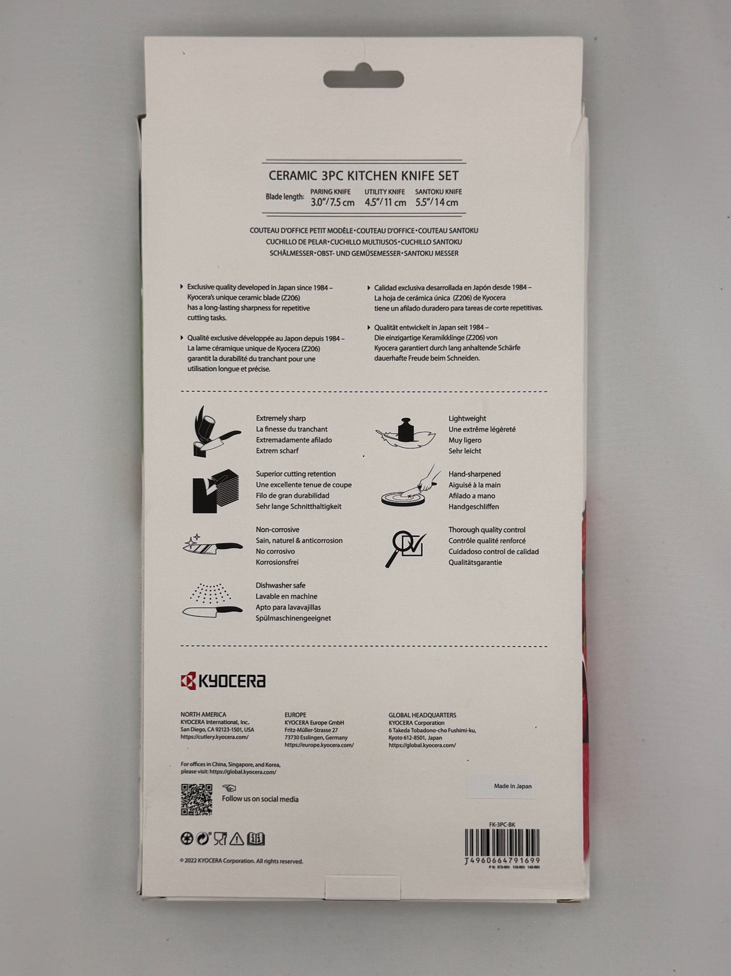 Kyocera Ceramic Knife Set