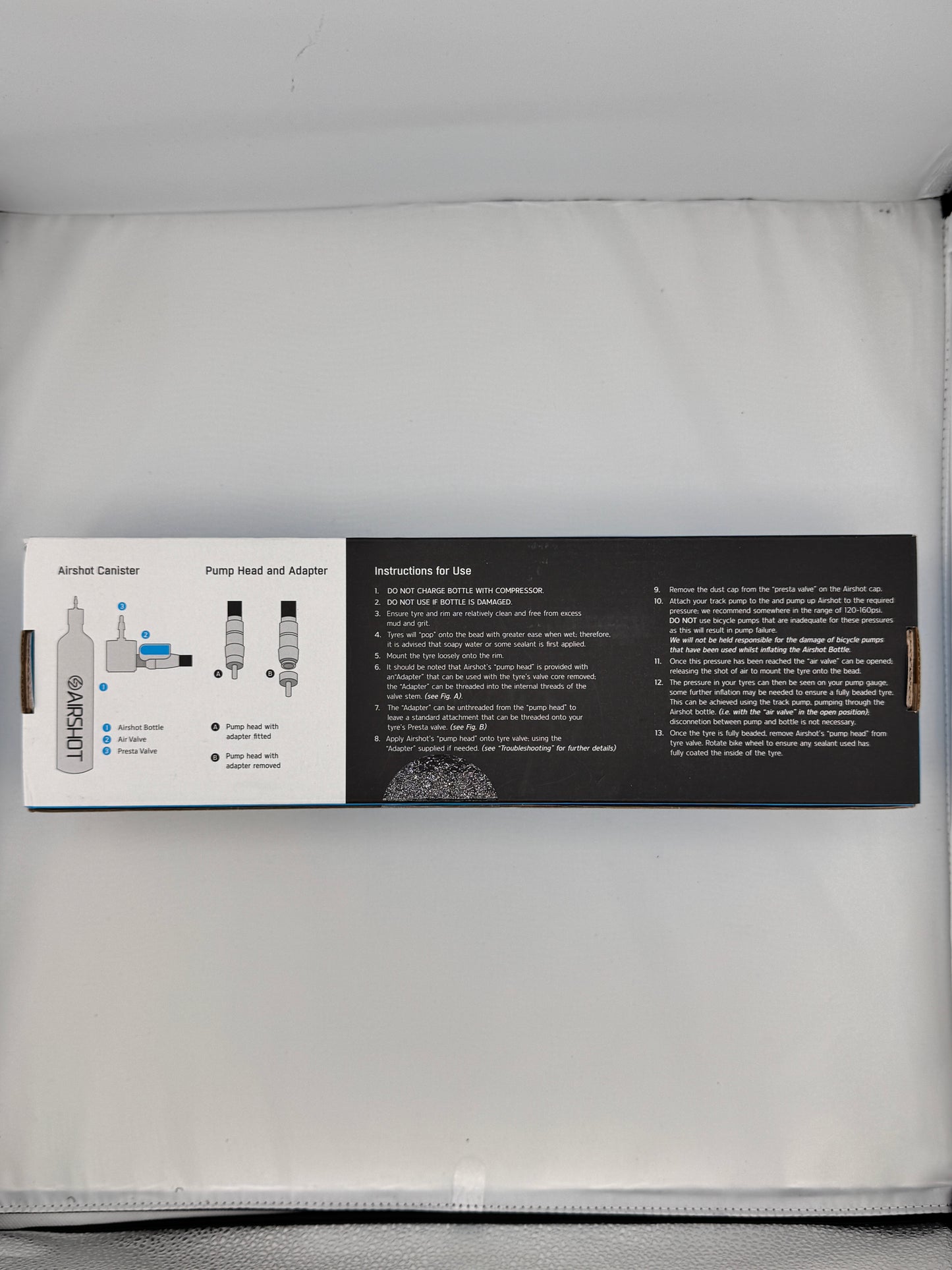 Airshot Tubeless Bike Inflator