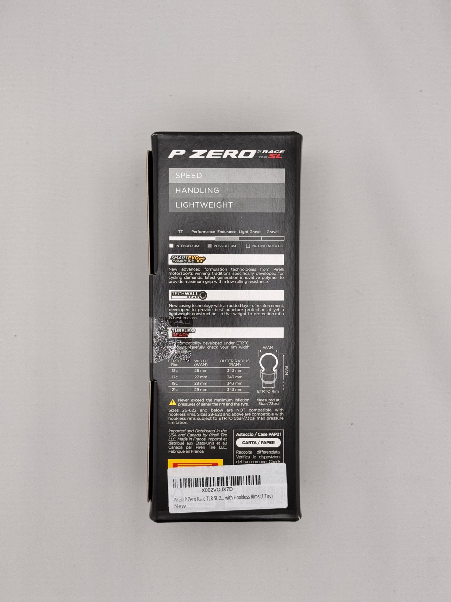 Pirelli PZero Race TLR SL Tire
